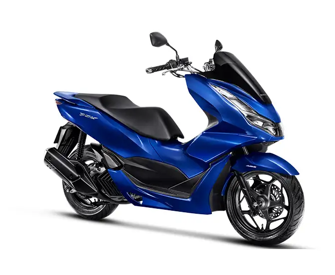 visao-frontal-lateral-direita-da-honda-pcx-azul